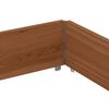 vidaXL Fioriera da Giardino Marrone 150x100 cm Legno Massello di Pino