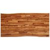 vidaXL Set da Pranzo 3 pz con Bordi Vivi in Legno Massello di Acacia
