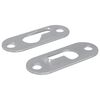 vidaXL Appendino a forma di chiave 2 pz Argento 45 x 16 x 3.5 mm Ferro