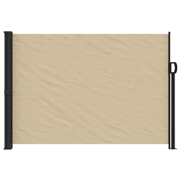 vidaXL Tenda da Sole Laterale Retrattile Beige 140x300 cm
