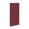 vidaXL Tenda Plissettata Rosso Bordeaux 60x100 cm Larghezza Tessuto