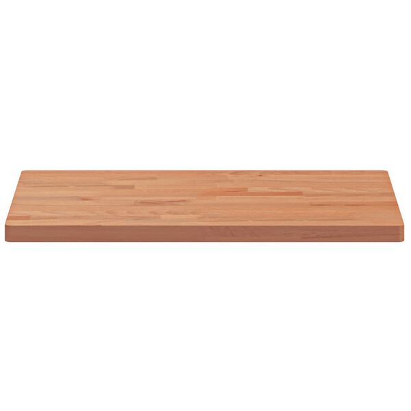 vidaXL Piano Tavolo 60x40x2,5cm Rettangolare Legno Massello di Faggio