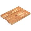 vidaXL Tagliere 50x35x4 cm in Legno Massello di Acacia