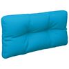 vidaXL Cuscino per Pallet Blu Chiaro 80x40x12 cm in Tessuto