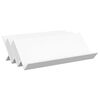 vidaXL Scaffale per riviste con lo scaffale Bianco 90 x 53 x 28,5 cm