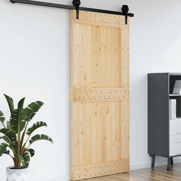 vidaXL Porta NARVIK 100x210 cm in Legno Massello di Pino