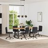 vidaXL Sedie da Pranzo 6 pz Nere in Similpelle