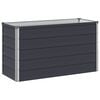 vidaXL Letto rialzato da giardino Antracite 100 x 40 x 55 cm