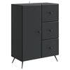 vidaXL Credenza Nero 66 x 34,5 x 90 cm Legno ingegnerizzato