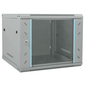 vidaXL Armadietto di rete Grigio 60 x 60 x 50 cm Acciaio