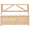 vidaXL Cassapanca 120 cm Legno Massello di Pino