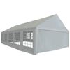 vidaXL Tessuto per tenda senza struttura Grigio 10 x 5 m PE