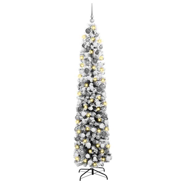 vidaXL Albero di Natale artificiale con 300 LED Verde 180 cm