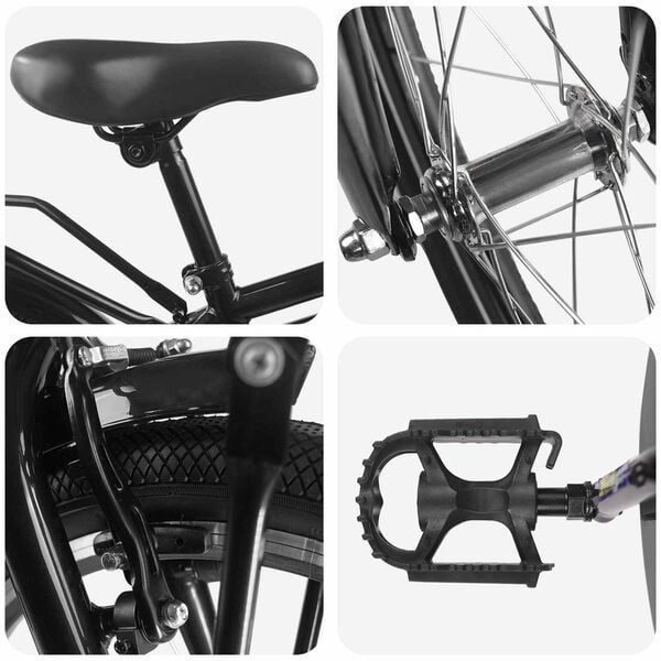 vidaXL Bicicletta per Bambini 18 Pollici per bambini dai 5 ai 7 anni