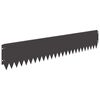 vidaXL Bordura per Prato 20 pcs 103 x 20 cm Acciaio Nero