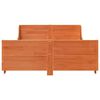 vidaXL Letto senza Materasso Marrone Cera 120x200 cm in Legno di Pino