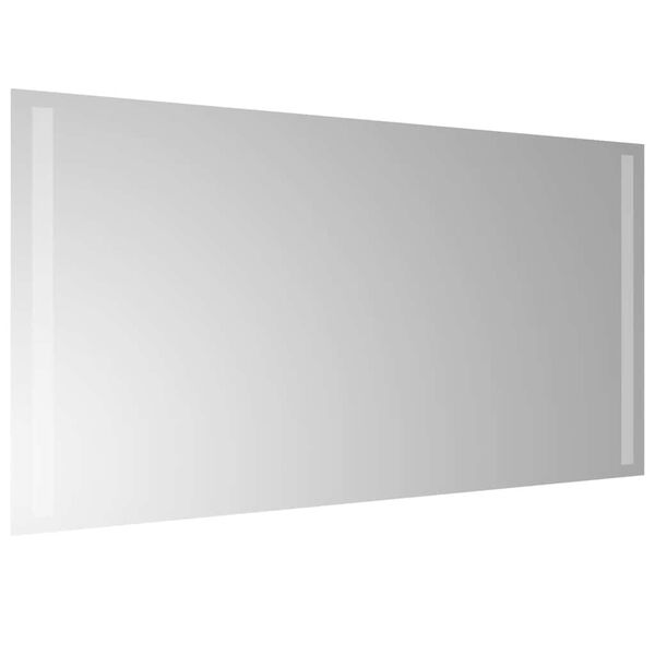 vidaXL Specchio da Bagno con Luci LED 80x40 cm