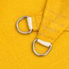 vidaXL Vela Parasole 160 g/m&sup2; Triangolare Giallo 6x6x6 m in HDPE
