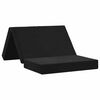 vidaXL Divano Letto Pieghevole 100 x 67 x 45 cm Nero