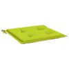 vidaXL Cuscini per Sedia 6 pz Verde Intenso 40x40x4 cm Tessuto Oxford