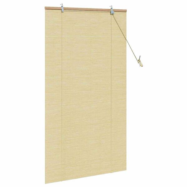 vidaXL Tenda a rullo con tende Natura 90 x 160 cm Bamb&ugrave;