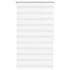 vidaXL Tenda a rullo zebrata 100,9x175 cm Larghezza tessuto 96,7 cm bianco