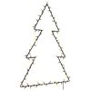 vidaXL Luci di Natale Albero di Natale Silhouette 115 LED Bianco Caldo