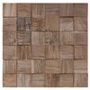 vidaXL Pannello da Parete 11 pz Naturale 30 x 30 x 2 cm