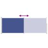 vidaXL Tenda da Sole Laterale Retrattile 160 x 500 cm Blu