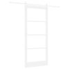 vidaXL Porta scorrevole Bianco 93 x 211 cm