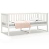 vidaXL Dormeuse senza Materasso Bianca 80x200 cm Legno Massello Pino