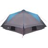 vidaXL Tenda Teepee con tetto Blu e Grigio 490 x 410 x 210 cm