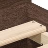 vidaXL Giroletto con Testiera e Pediera Rovere Marrone 90x200 cm