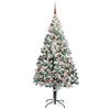 vidaXL Albero di Natale artificiale con 300 LED Verde 210 cm