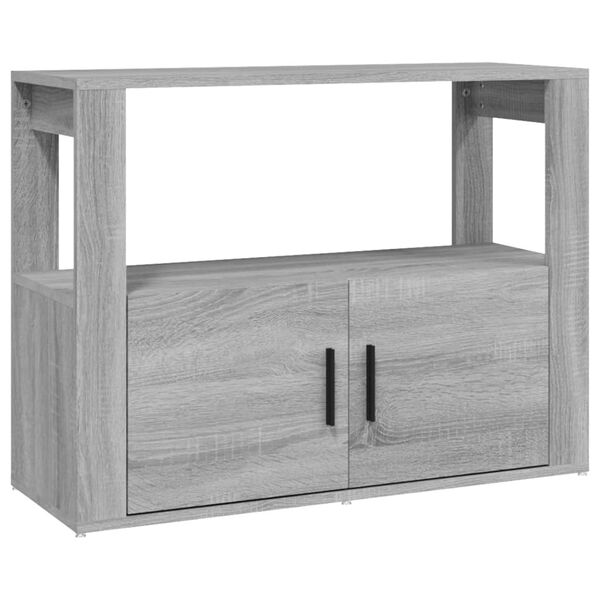 vidaXL Credenza Grigio Sonoma 80x30x60 cm in Legno Multistrato