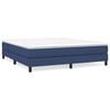 vidaXL Struttura Letto a Rete a Molle Blu 160x200 cm in Tessuto