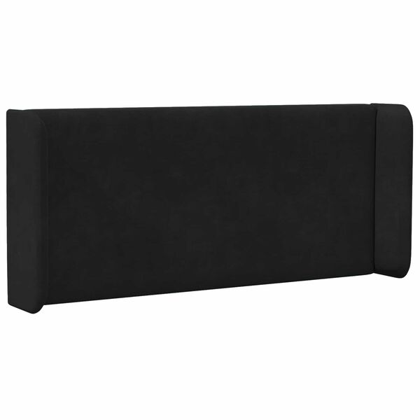 vidaXL Orecchia della Testata Nero 40,5 x 40,5 x 4 cm Velluto
