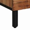 vidaXL Credenza Naturale 40 x 33,5 x 110 cm Legno di Acacia Massello