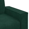 vidaXL Divano a 2 Posti Verde Scuro 160x78x84 cm in Velluto