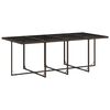 vidaXL Set da Pranzo da Giardino 13pz con Cuscini Marrone Polyrattan