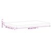 vidaXL Piano Tavolo 60x40x2,5cm Rettangolare Legno Massello di Faggio