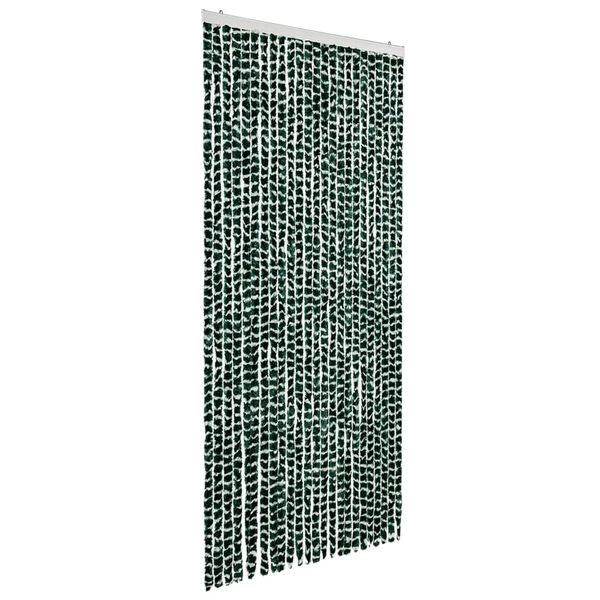 vidaXL Zanzariera Verde e Bianco 100x220 cm Ciniglia