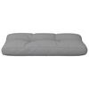 vidaXL Cuscino per Pallet Grigio 70x40x12 cm in Tessuto