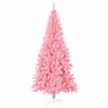 vidaXL Albero di Natale con 300 LED con supporto Rosa 180 cm PVC