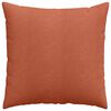 vidaXL Cuscini da Divano 2 pcs Rosso Arancio 80 x 80 cm
