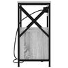 vidaXL Armadio da Notte con cassetto Grigio Sonoma 40 x 31 x 60 cm
