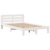 vidaXL Letto Libreria senza Materasso Bianco 135x190 cm Legno di Pino
