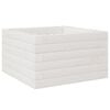 vidaXL Fioriera da Giardino Bianca 40x40x23 cm Legno Massello di Pino