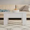 vidaXL Tavolino da Salotto Bianco 79x49x41 cm in Legno Multistrato