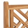 vidaXL Sedia da Giardino 2 pcs 60 x 58 x 90 cm Legno di teak solido